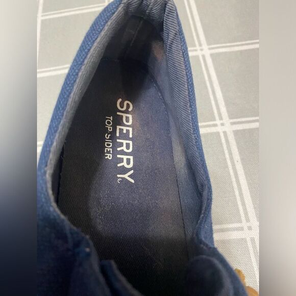 Sperry Top Sider Crest Vila Womens Size 8 Navy Shoes Sneakers Slip on Flats - Picture 6 of 11